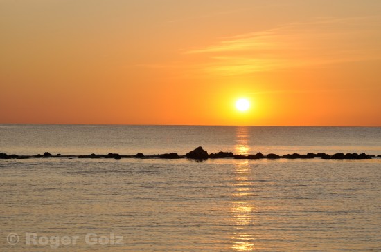 Sonnenaufgang Rimini